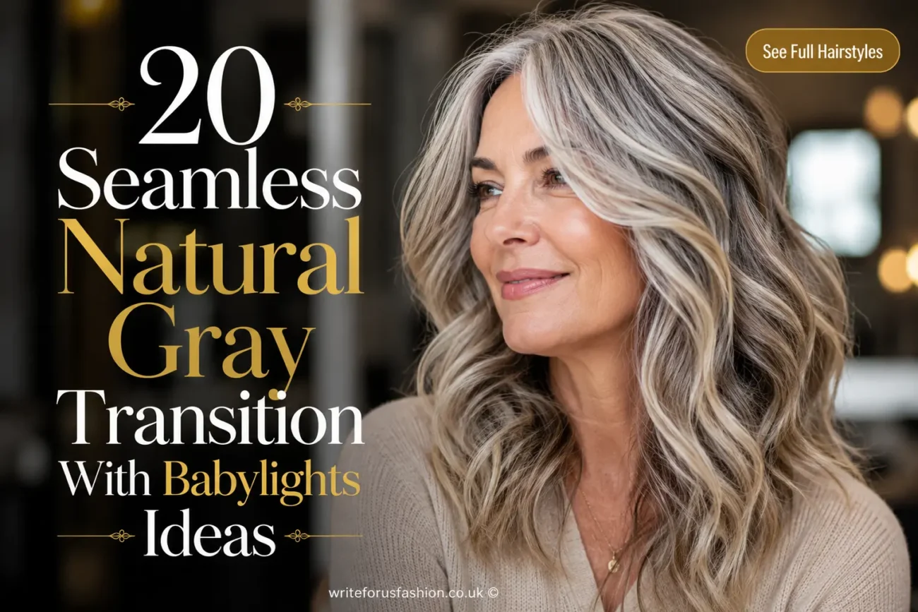 Natural Gray Transition With Babylights Ideas