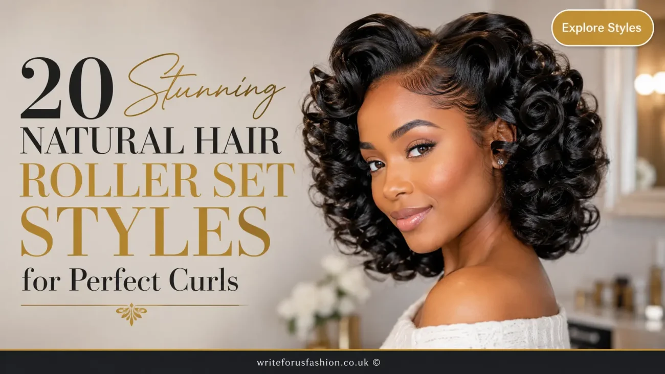 Natural Hair Roller Set Styles