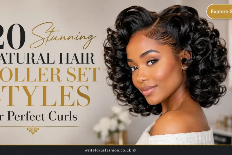 20 Stunning Natural Hair Roller Set Styles for Perfect Curls