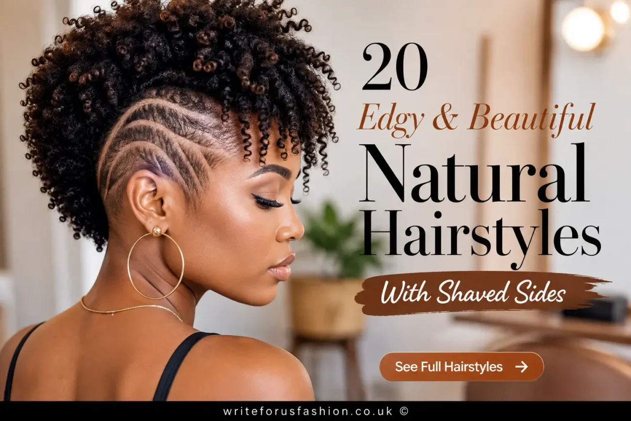 Natural Hairstyles With Shaved Sides