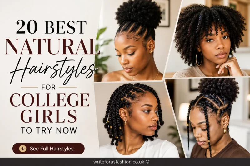 20 Best Natural Hairstyles for College Girls to Try Now