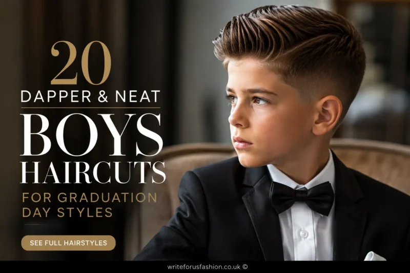 20 Dapper & Neat Boys Haircuts for Graduation Day Styles