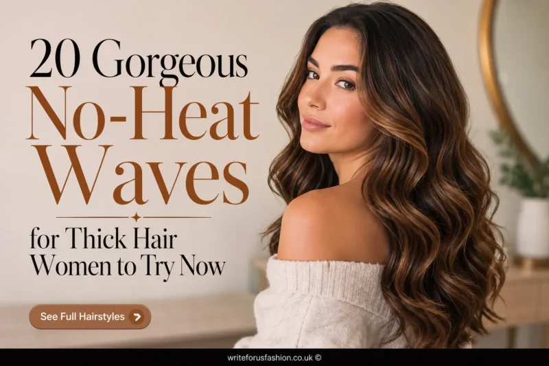 20 Gorgeous No-Heat Waves for Thick Hair Women to Try Now