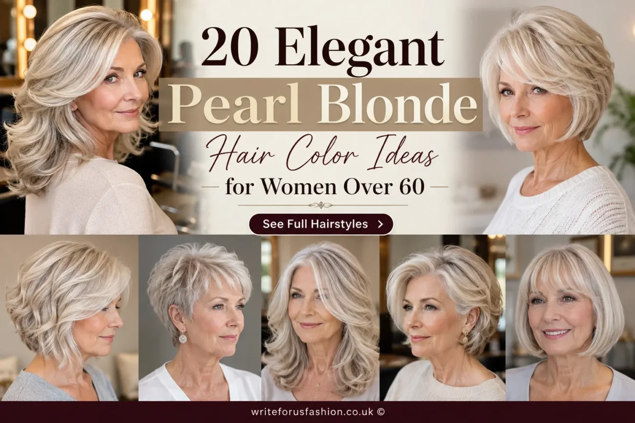 Pearl Blonde Hair Color Ideas for Women Over 60