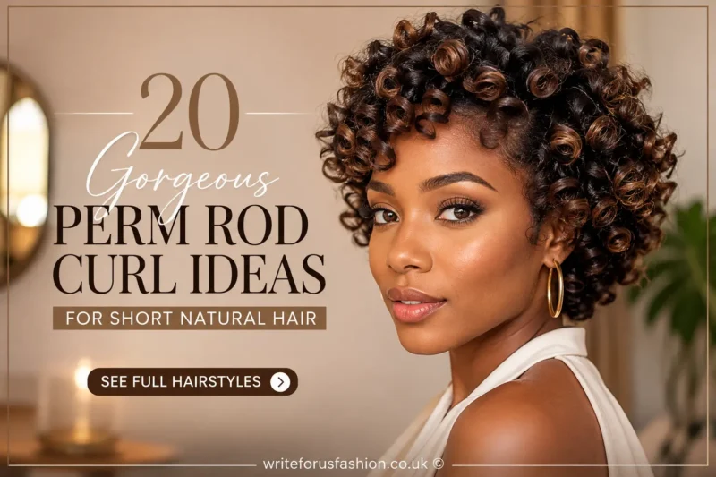 20 Gorgeous Perm Rod Curl Ideas for Short Natural Hair
