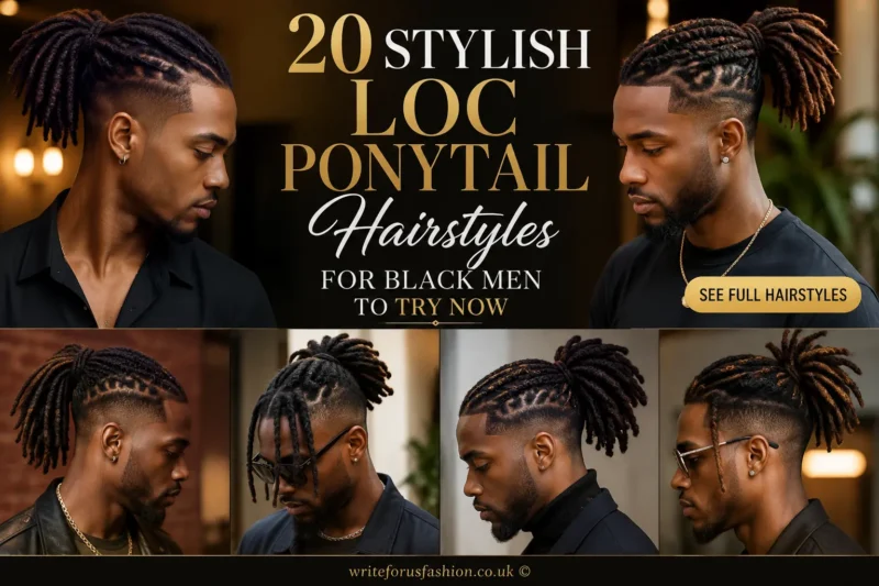 20 Stylish Loc Ponytail Hairstyles for Black Men to Try Now