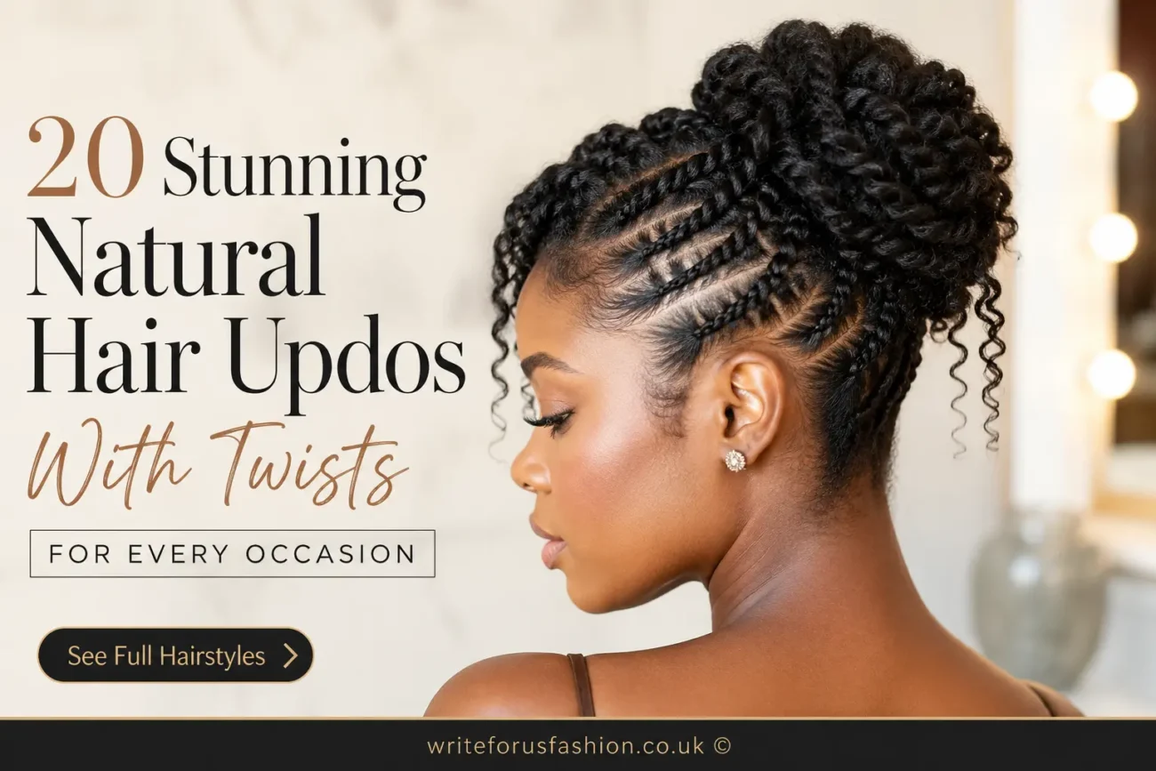 Stunning Natural Hair Updos With Twists