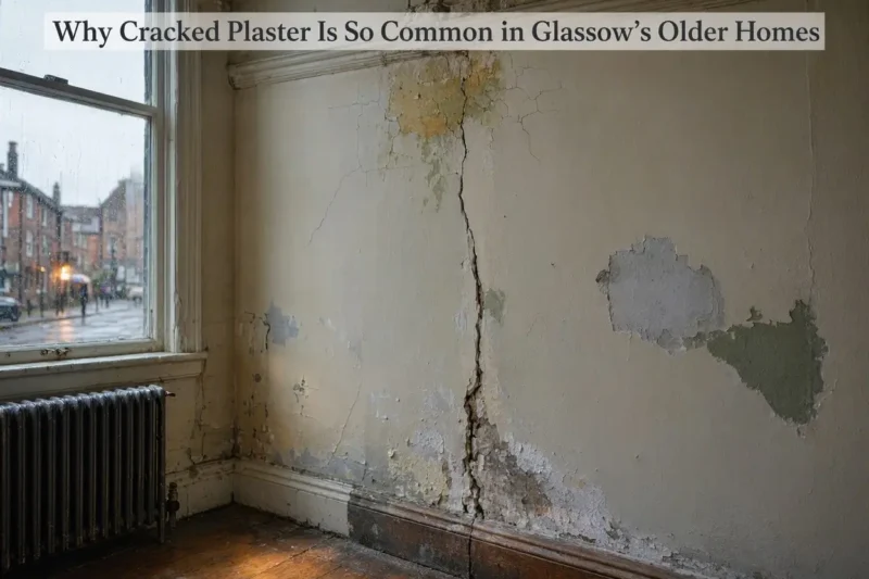 Why Cracked Plaster Is So Common in Glasgow’s Older Homes