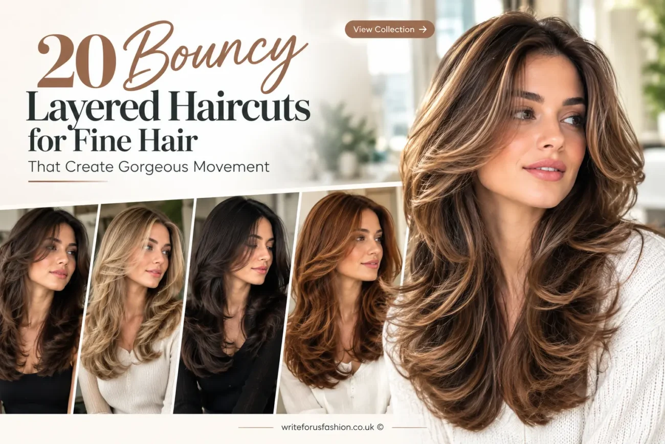 Bouncy Layered Haircuts for Fine Hair