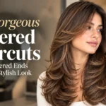 Layered Haircuts With Feathered Ends