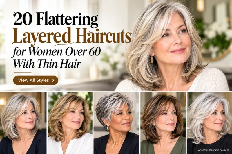 20 Flattering Layered Haircuts for Women Over 60 With Thin Hair