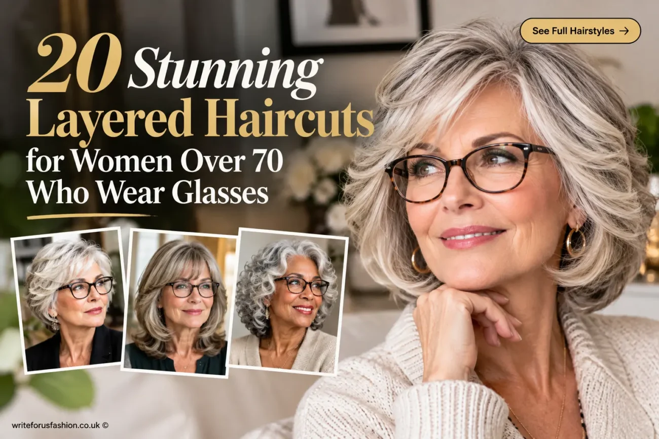 Layered Haircuts for Women Over 70