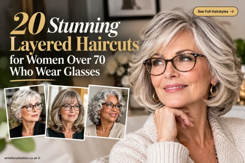 20 Stunning Layered Haircuts for Women Over 70 Who Wear Glasses