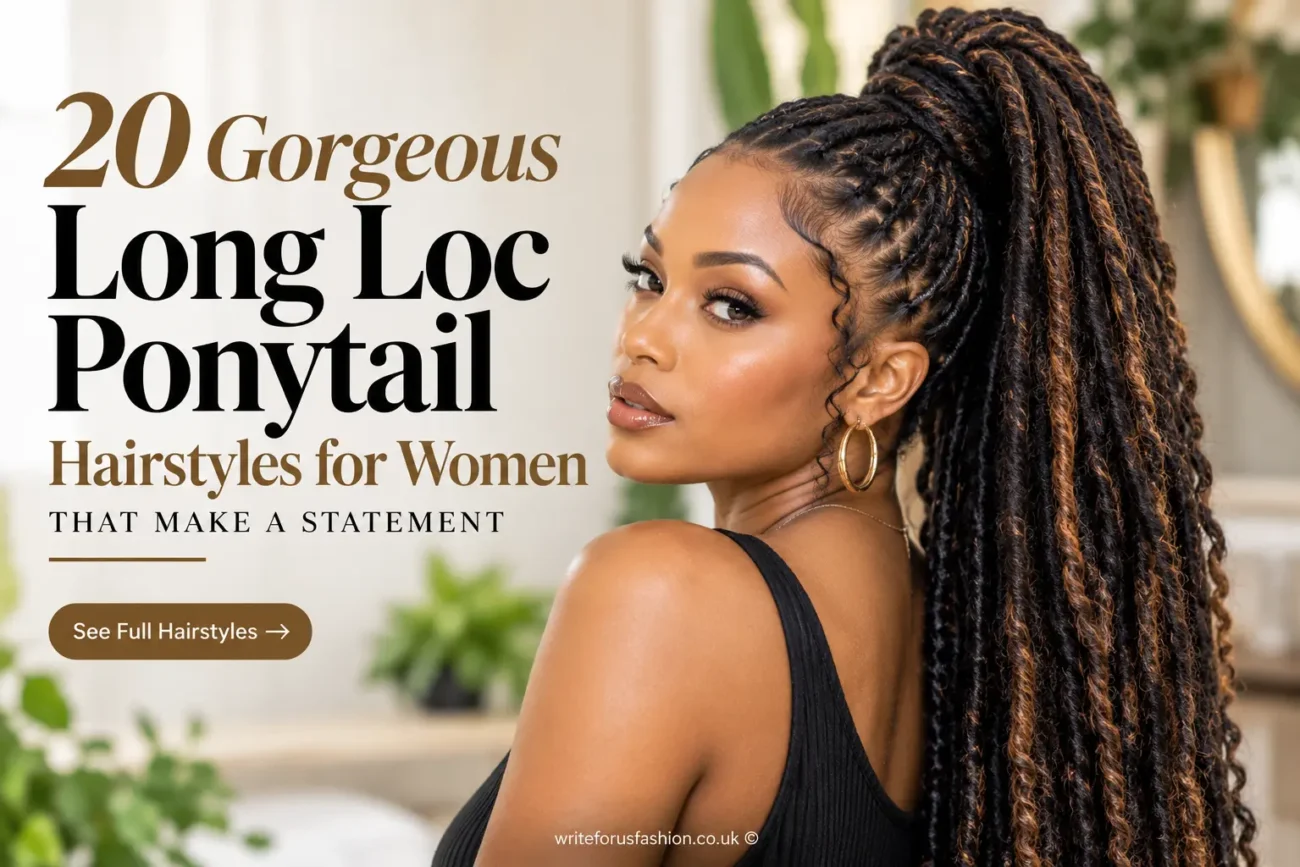 Long Loc Ponytail Hairstyles for Women