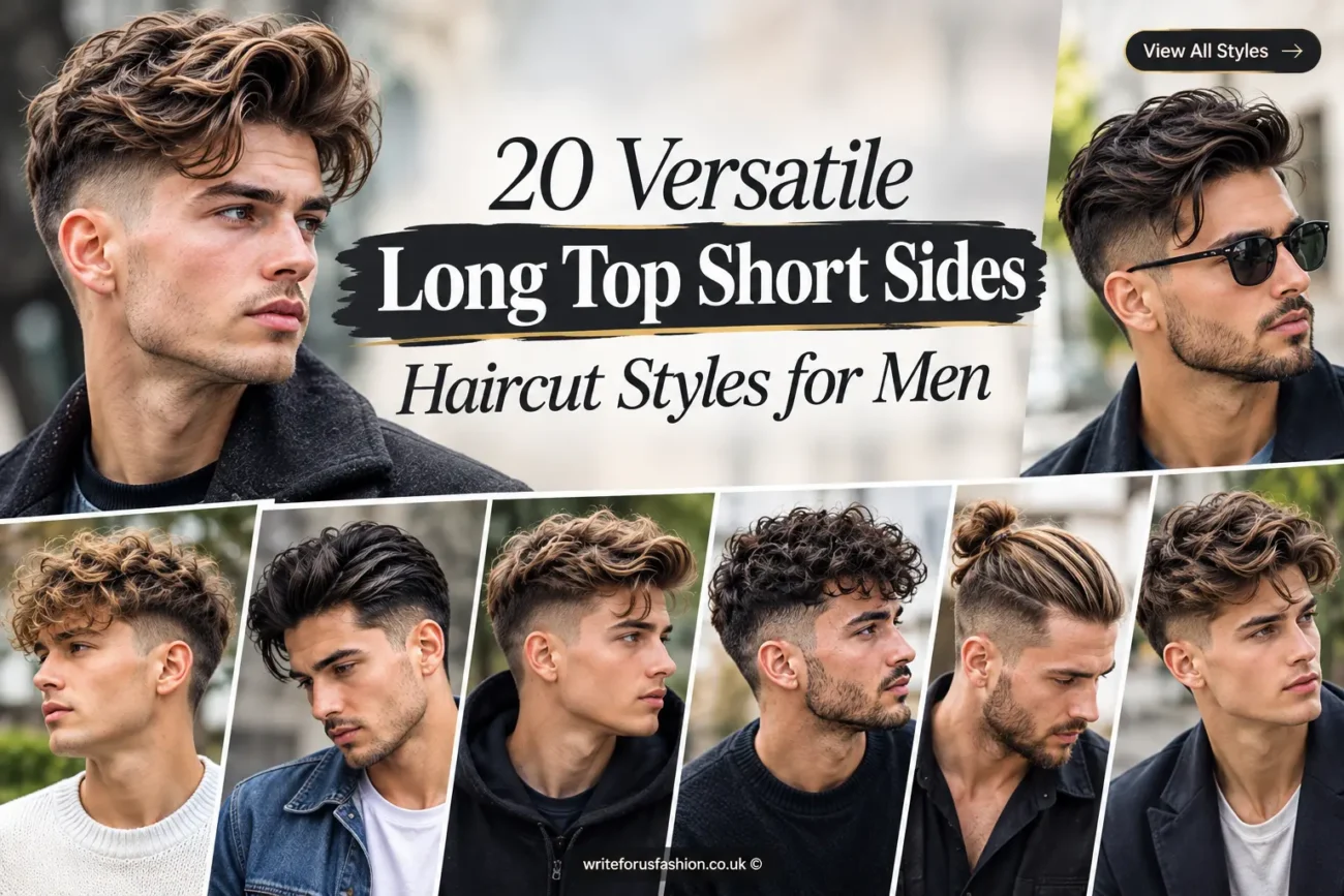 Long Top Short Sides Haircut Styles for Men