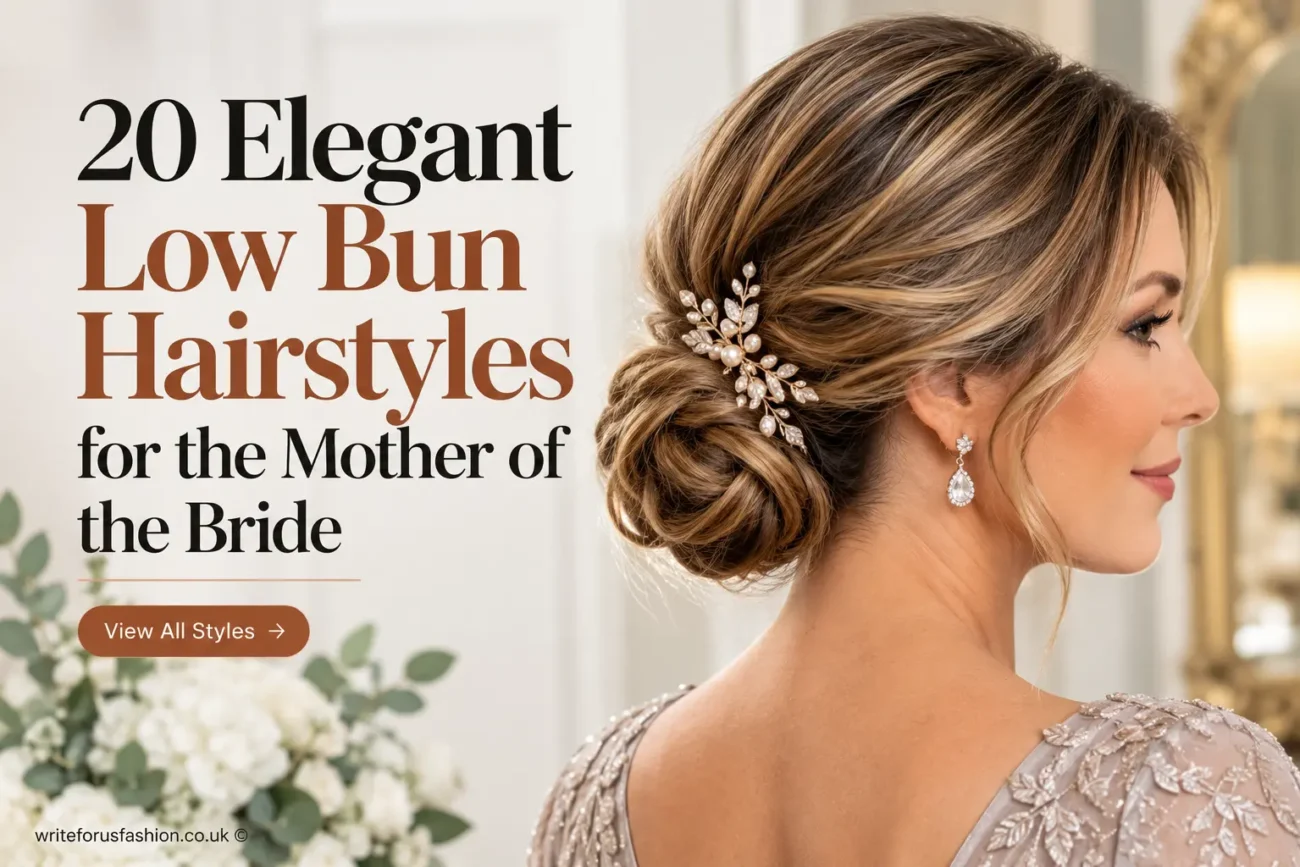 Low Bun Hairstyles for the Mother of the Bride